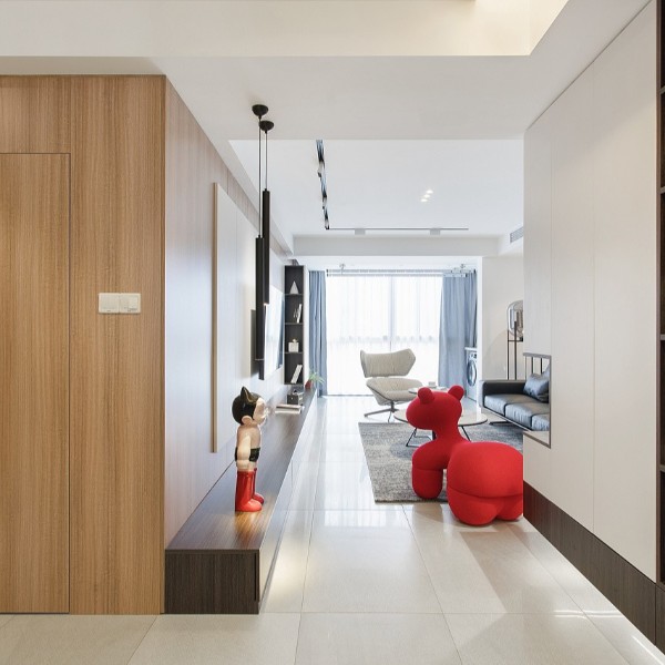 无主灯设计越来越流行，简约设计让空间变得更敞亮通透