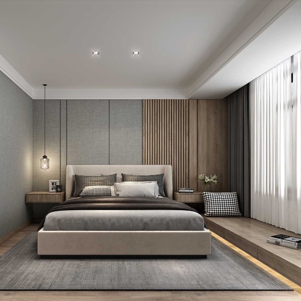 卧室灯光不好，小心刺眼