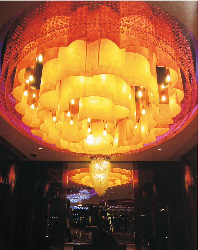 酒店工程非标艺术灯定制